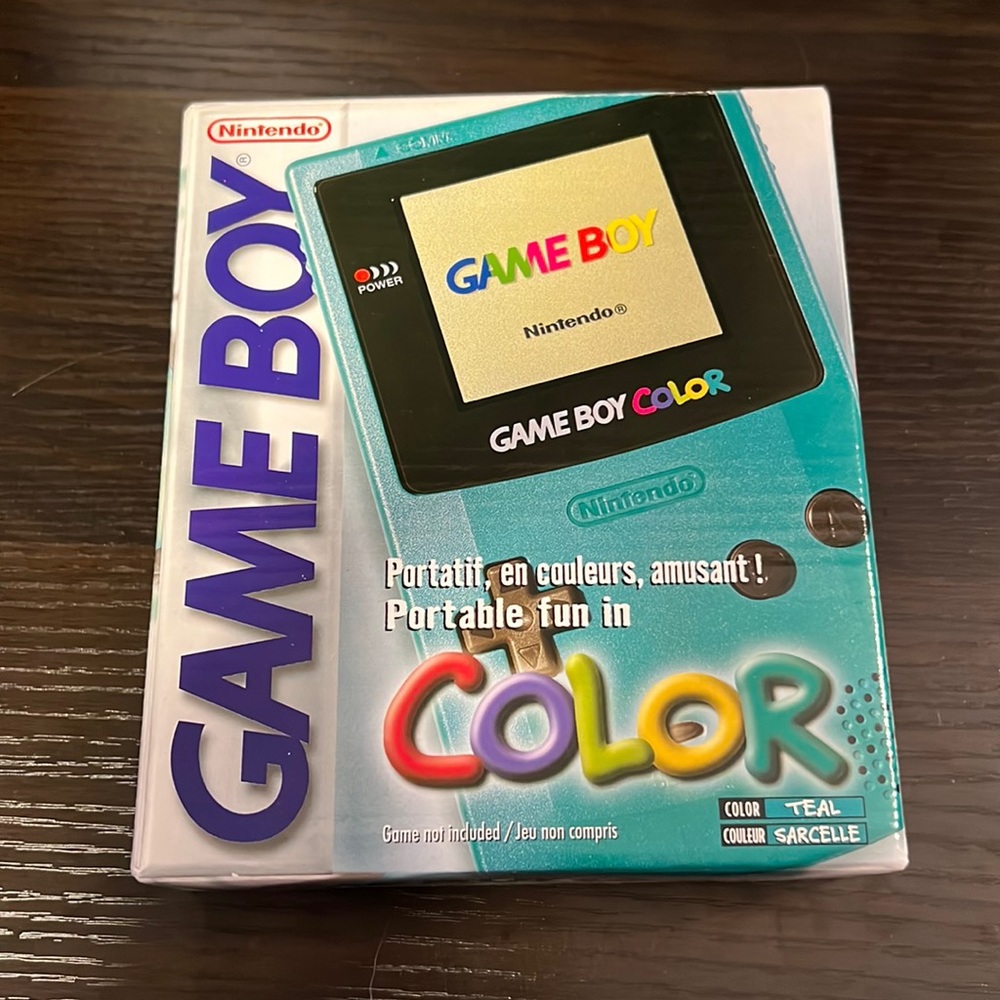 Nintendo Gameboy Color Teal in box